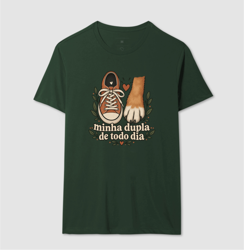 Camiseta Cachorro Companhia "minha dupla de todo dia" | Pelo & Pano - Imagem 12