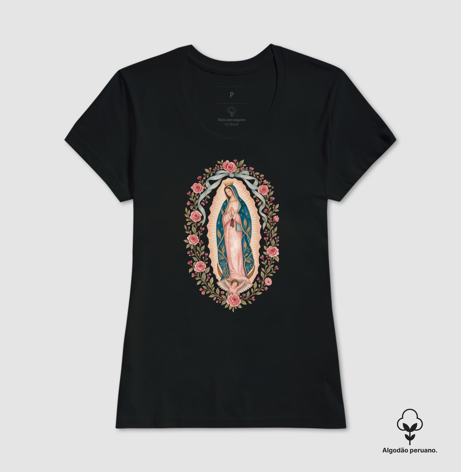Tshirt Virgem de Guadalupe - Premium - Imagem 7