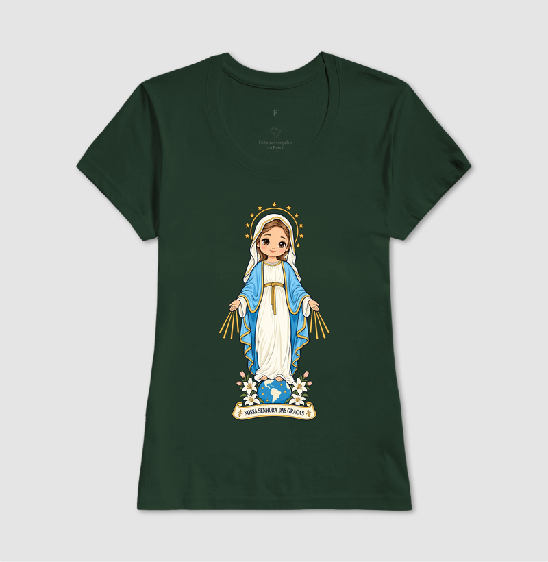 Nossa Senhora das Graças estilo chibi - Imagem 11