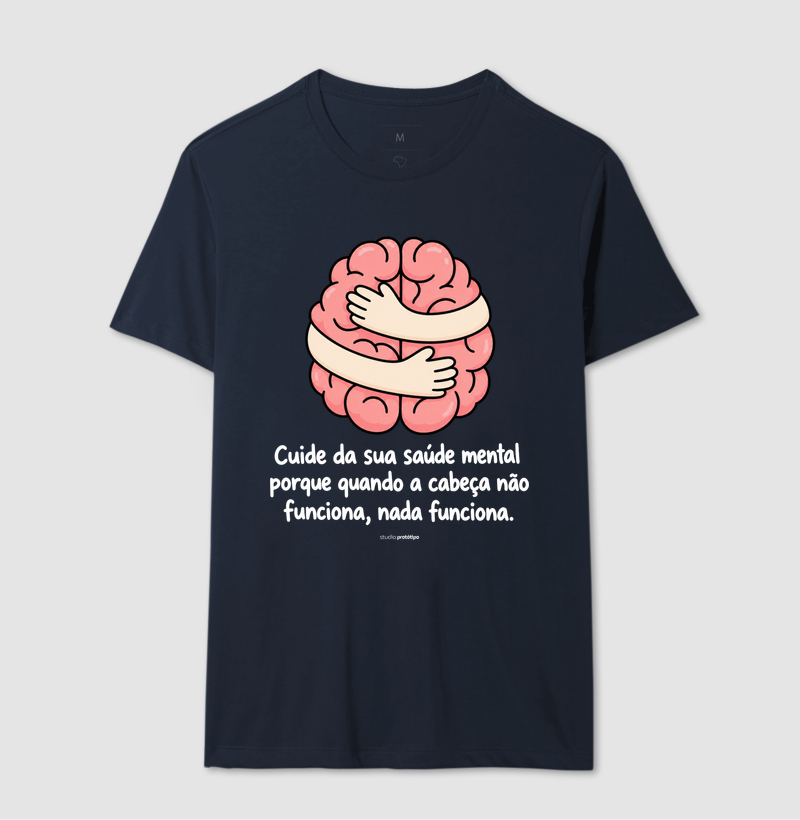 Camiseta Cuide da Sua Saúde Mental - Imagem 6