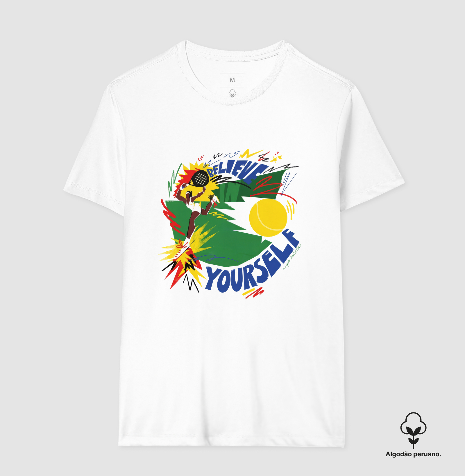 Camiseta Padel Believe In Yourself Retrô - Imagem 4