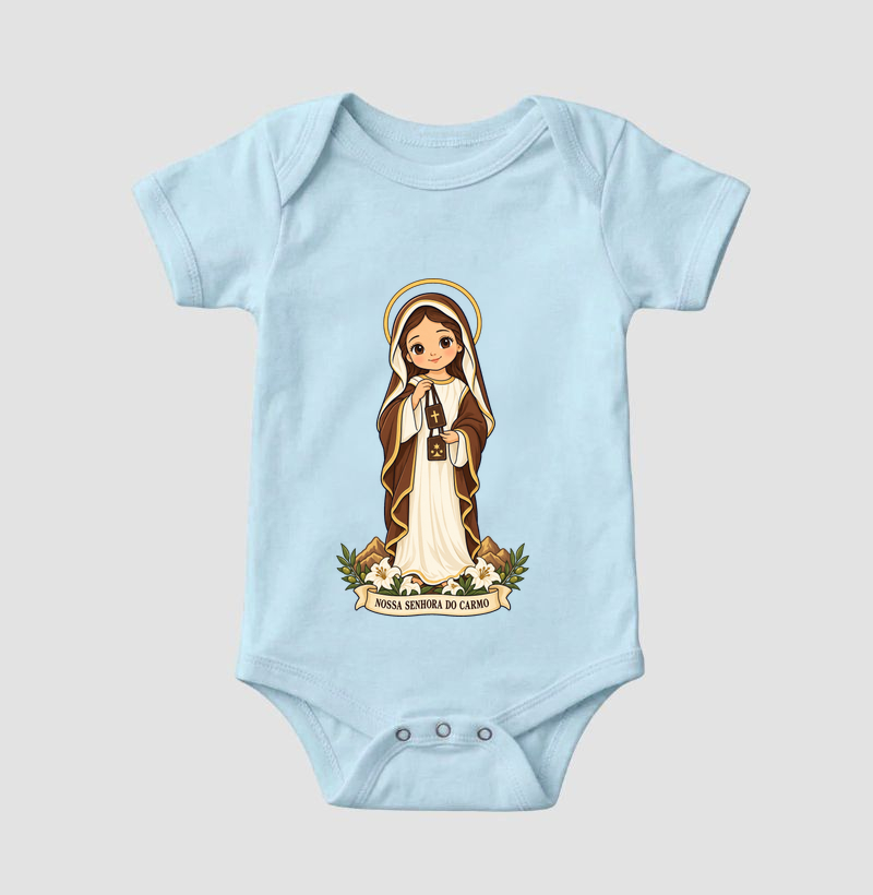 Nossa Senhora do Carmo estilo chibi - Imagem 4