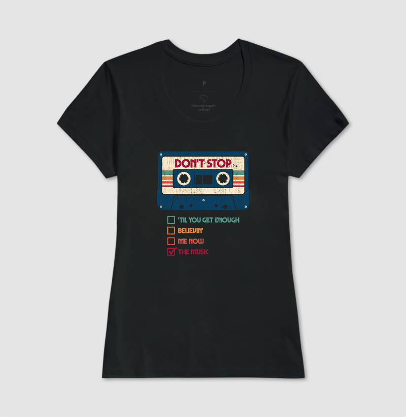 Camiseta Não Pare a Música - Imagem 3
