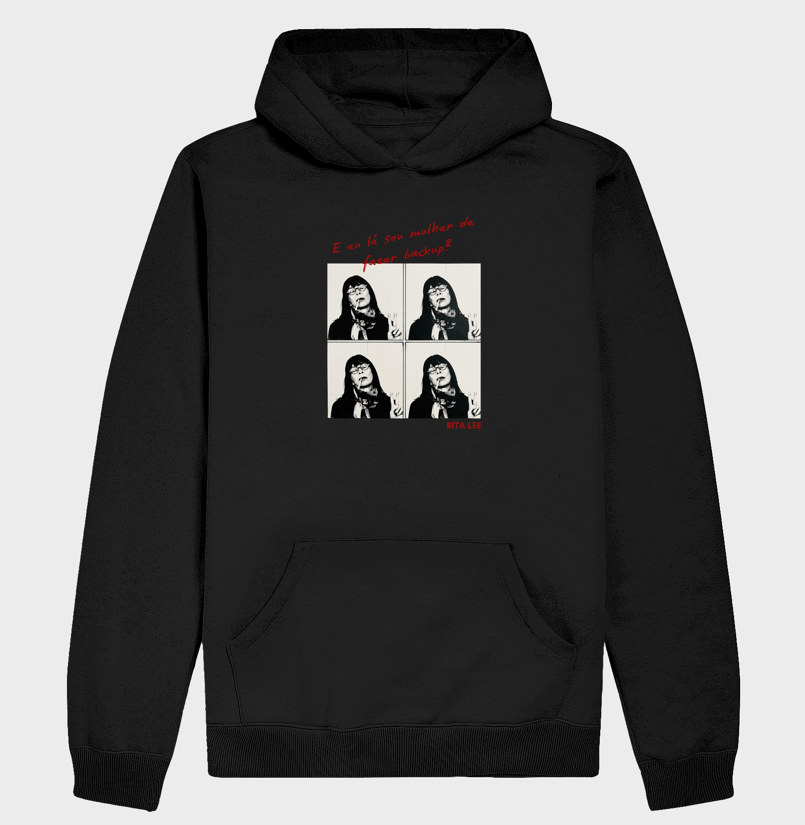 Camiseta Feminina Eu Lá Sou Mulher de Fazer Backup Frase Engraçada Pop Art Estampa Unissex - Imagem 2