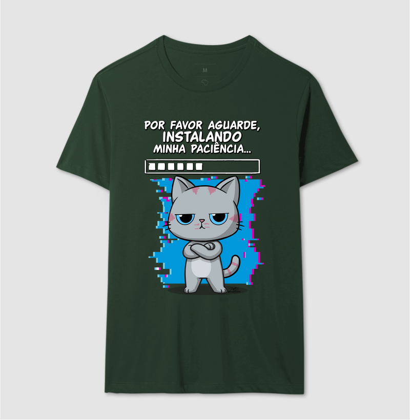 Camiseta Gato Sincero Paciência - Imagem 12
