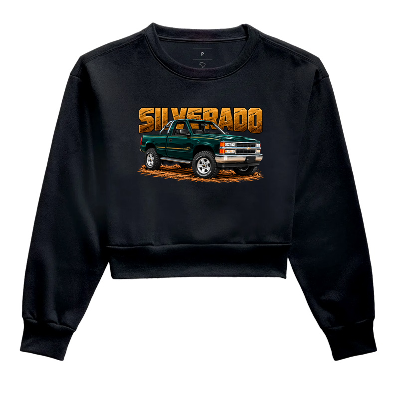 Moletom cropped feminino Silverado - Imagem 5