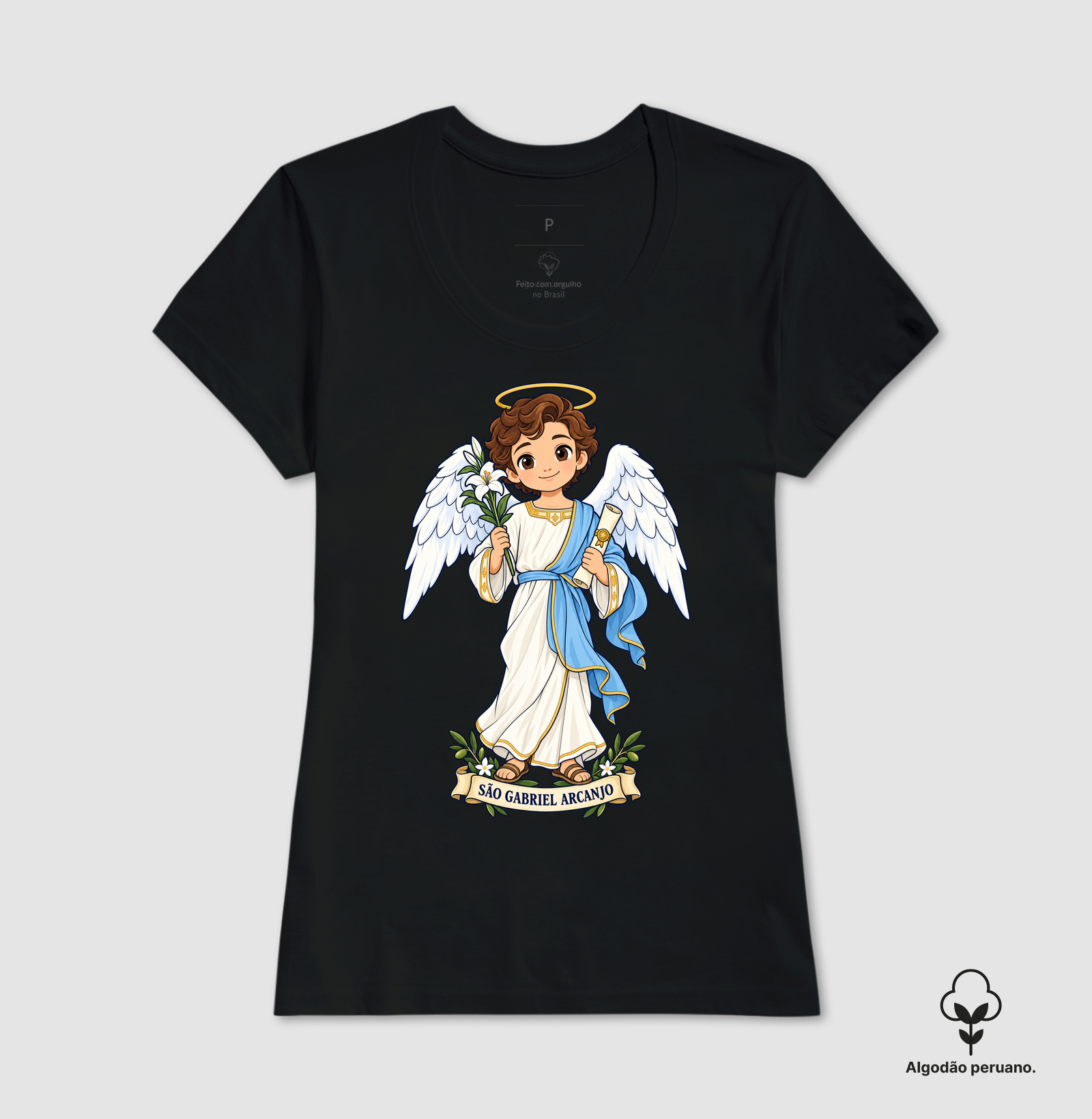 São Gabriel Arcanjo estilo chibi - Imagem 2