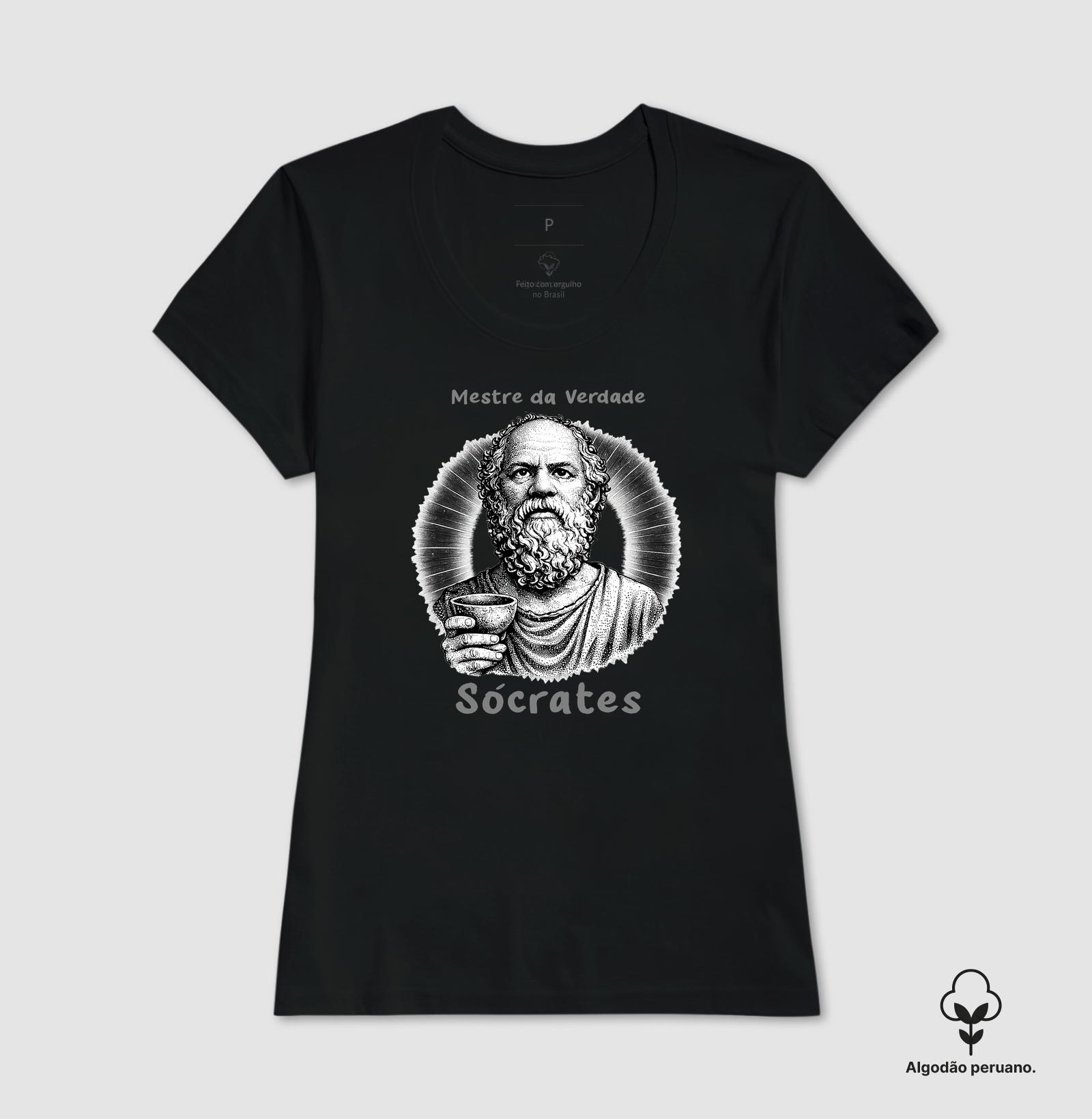 Sócrates • Mestre da Verdade (algodão peruano) - Imagem 10