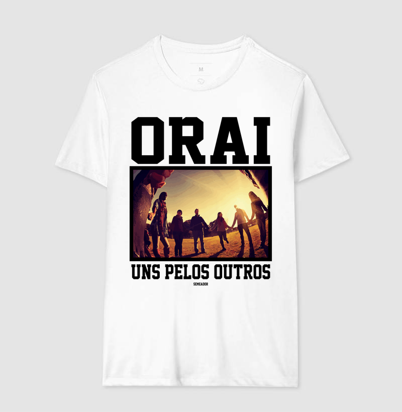 Camiseta Cristã Orai Uns Pelos Outros - Imagem 4