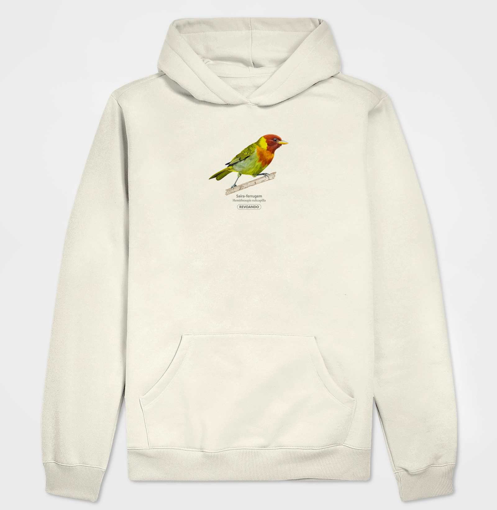 Cores Aladas - Saíra-ferrugem - Moletom Hoodie - Imagem 5