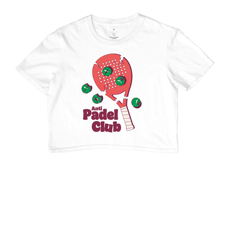 Camiseta Anti Padel Club Raquete Quebrada - Imagem 3