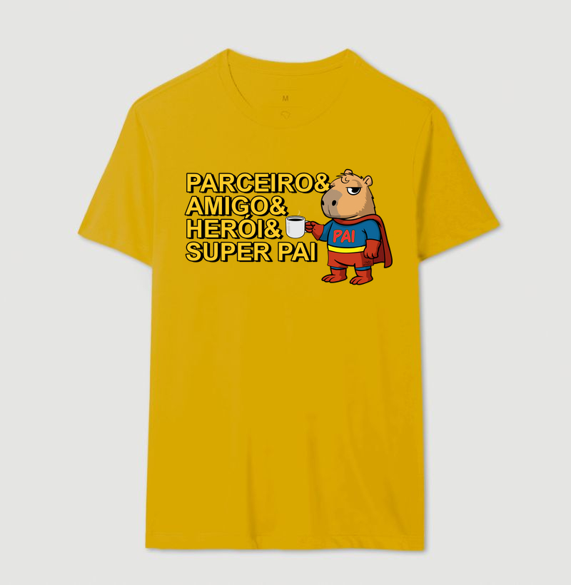 Camiseta Capivara Pai Super - Imagem 8