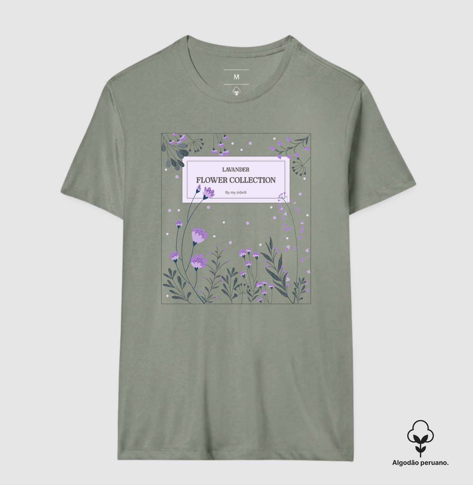 FLOR DE LAVANDA - Algodão Peruano - Imagem 4