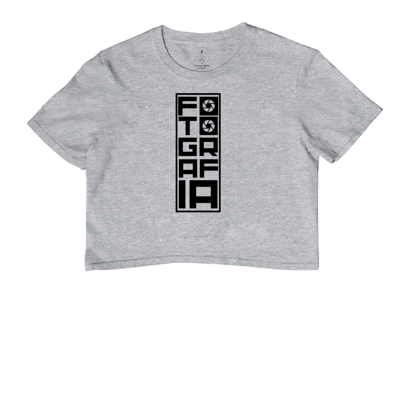 Camiseta feminina cropped fotografia - Imagem 4