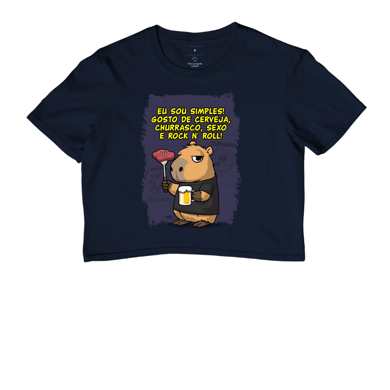 Capivara Rock Simples - Imagem 4