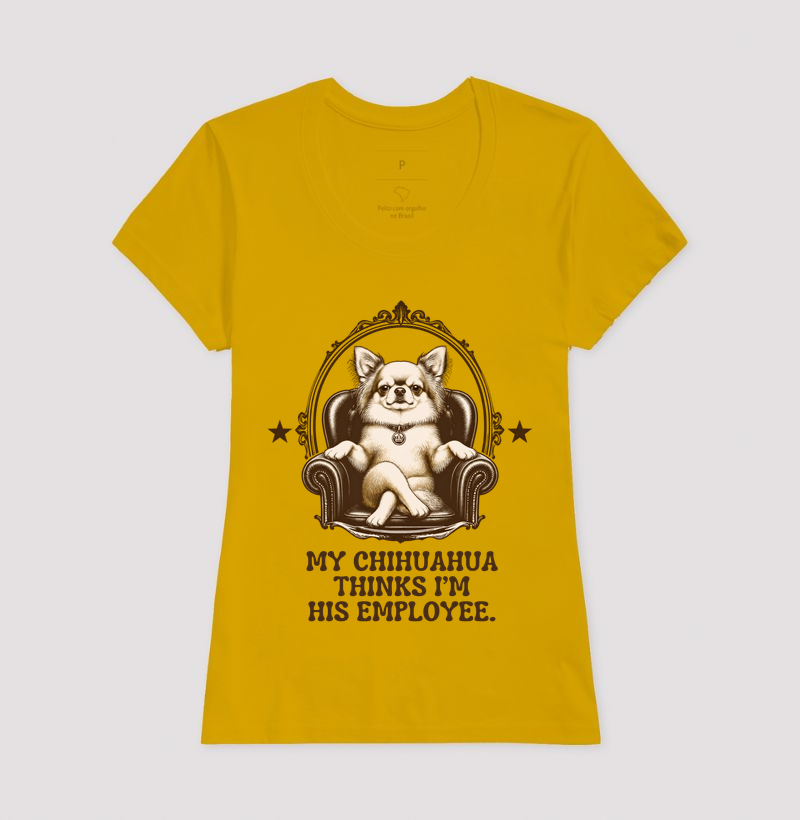 My chihuahua thinks im his employee - Imagem 9