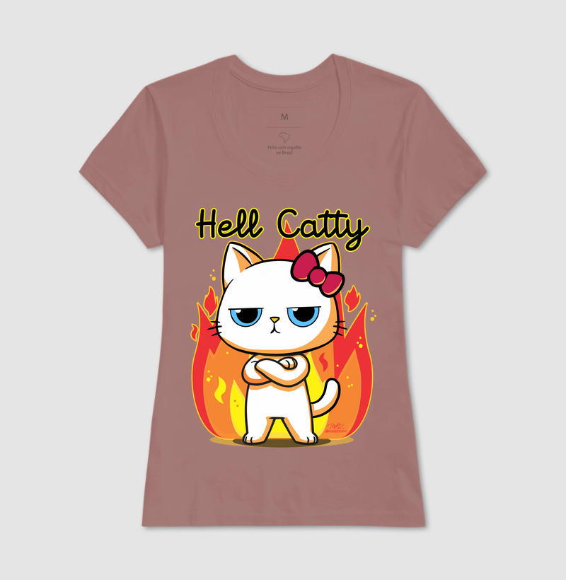 Camiseta Gato Sincero Hell Catty - Imagem 17
