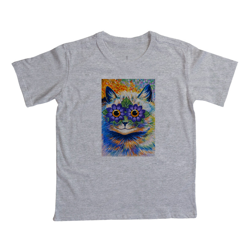 Psychedelic Flower Cat -  Louis Wain - Imagem 7