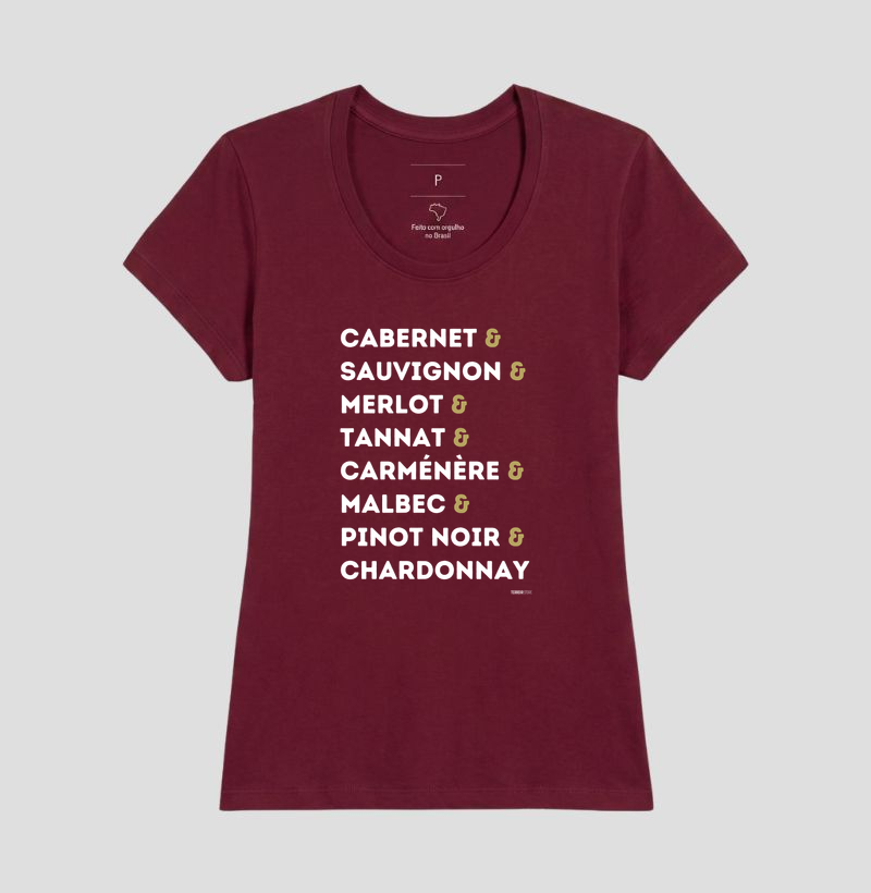 Camiseta Vinho - Nome das Uvas - Imagem 17