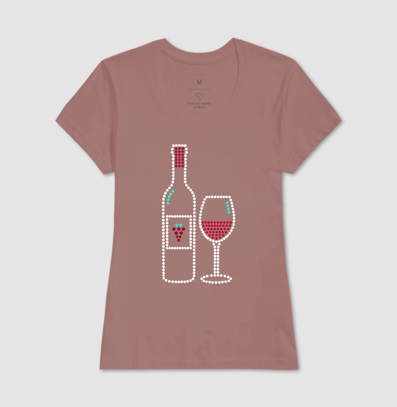 Vinho e Taça de Bolinhas - Imagem 13