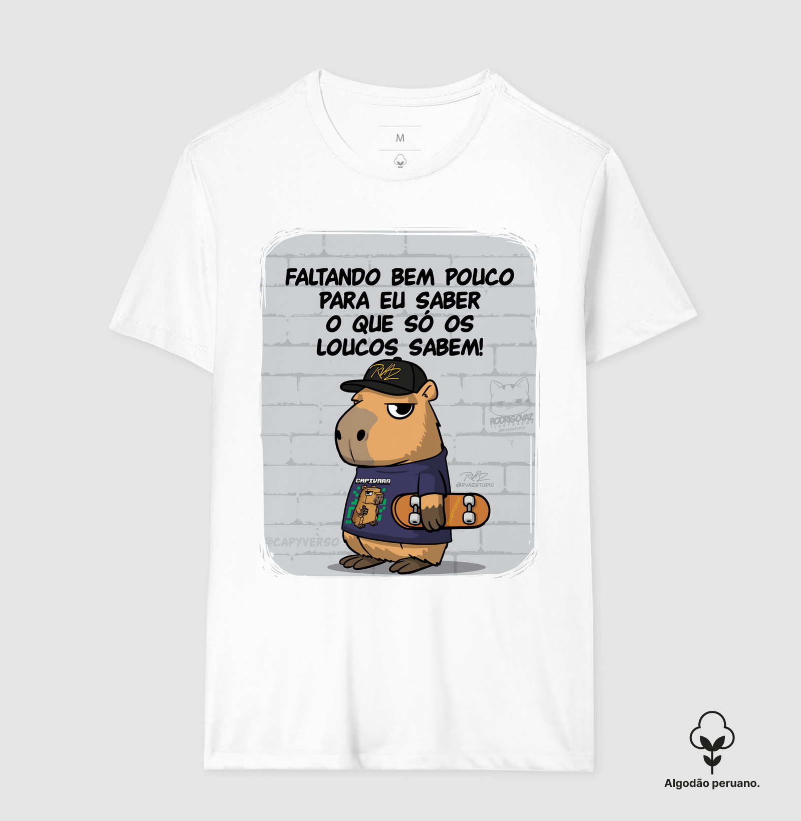 Camiseta Capivara só os loucos - Imagem 7