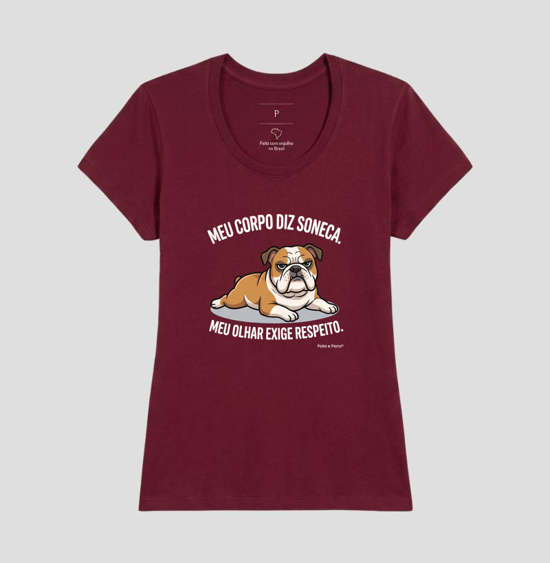 CAMISETA BULLDOGUE INGLÊS OLHAR - Imagem 19