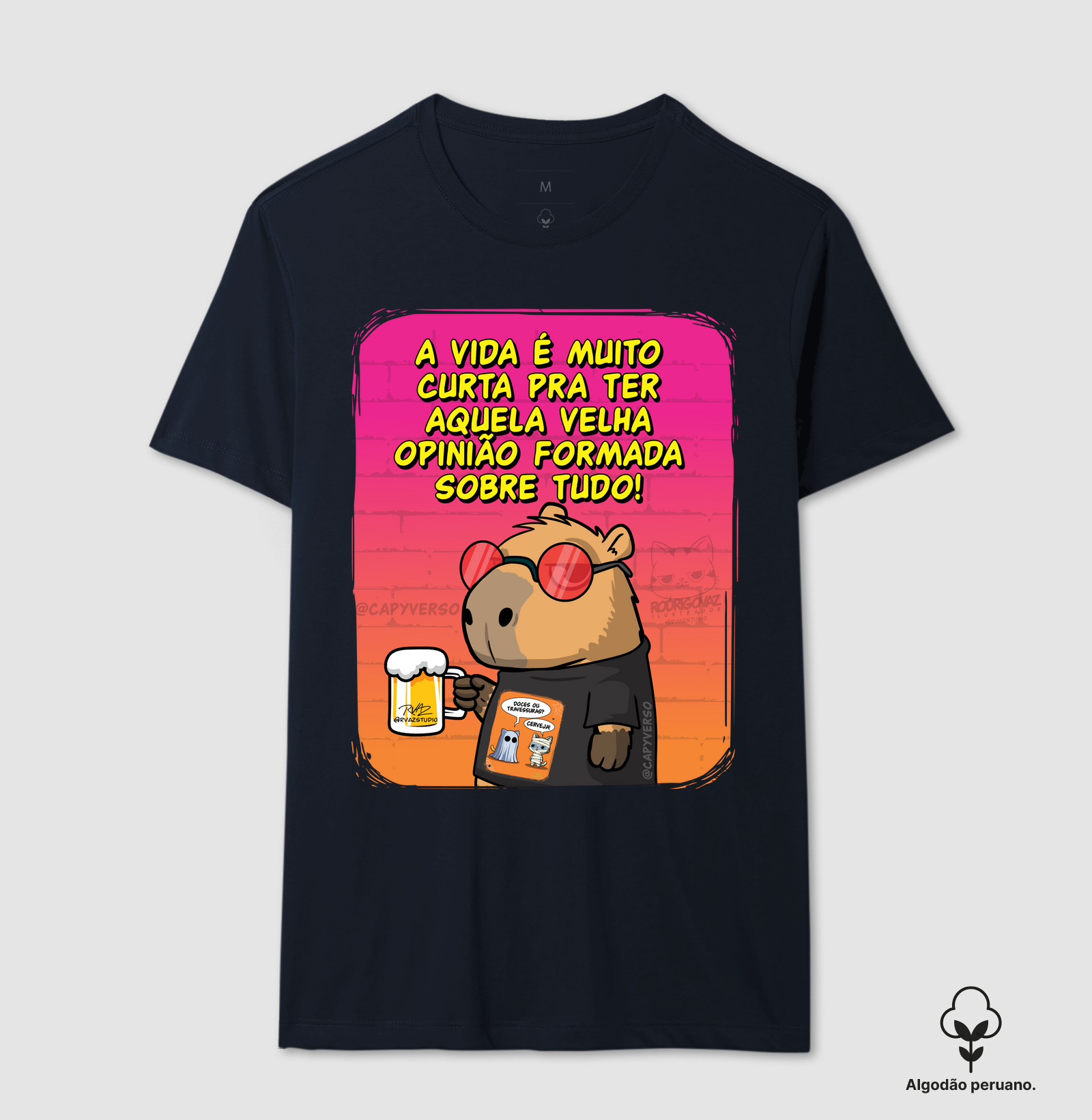 Camiseta Capivara Opinião - Imagem 7