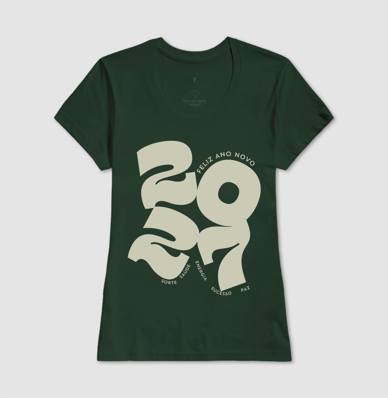 Camiseta 2027 Boas Energias – Feliz Ano Novo - Imagem 13