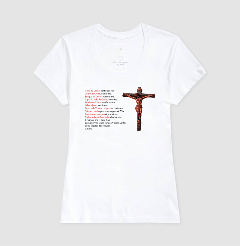 Camiseta Oração Alma de Cristo - Imagem 5