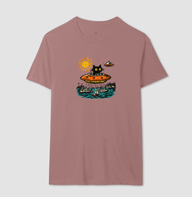 Camiseta Gato de Outro Mundo - Imagem 4