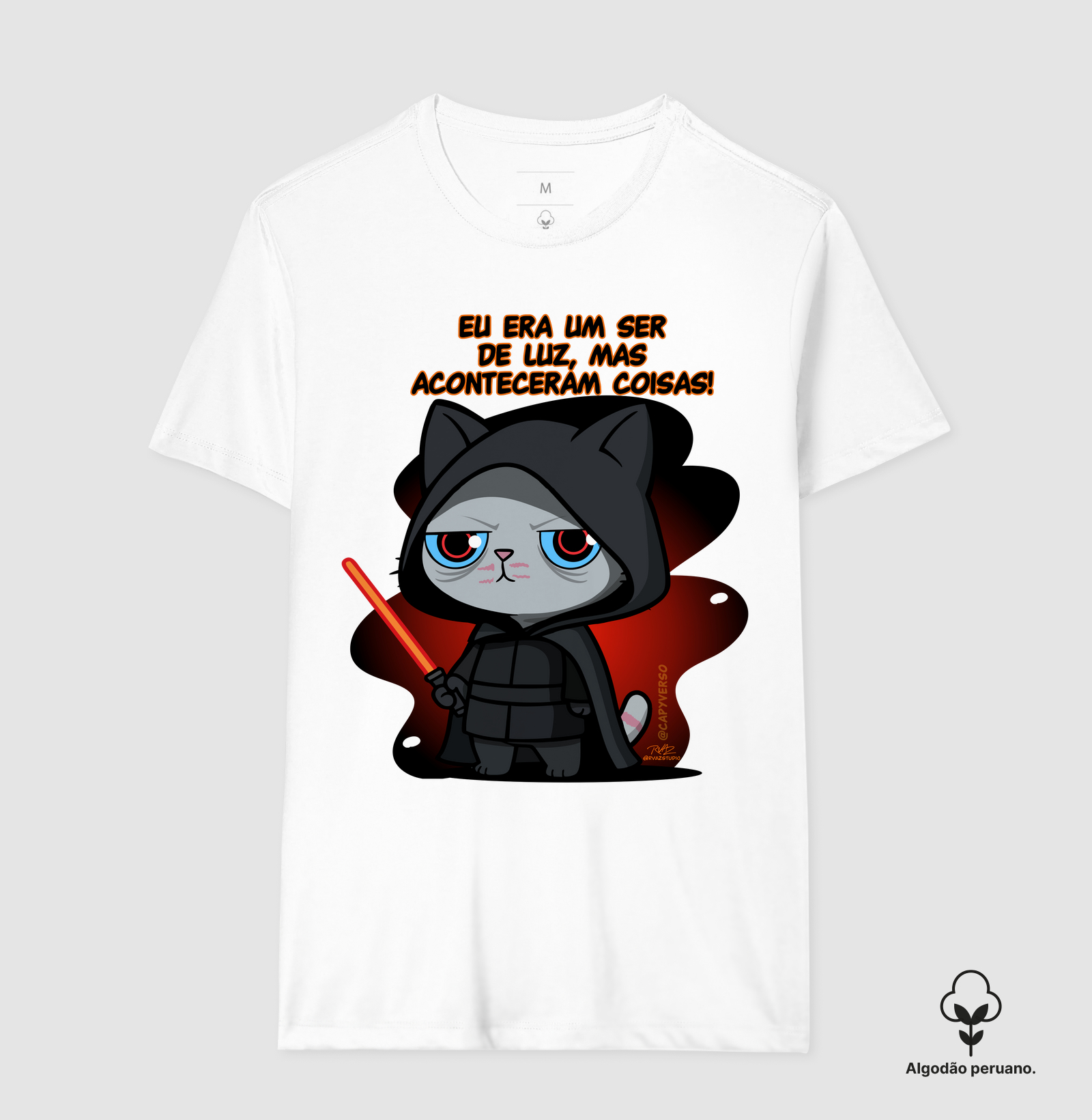 Camiseta Gato Sincero coisas - Imagem 3