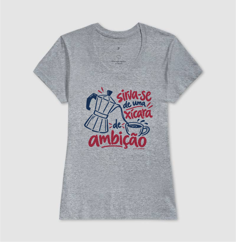 Camiseta Xícara de Ambição - Imagem 5