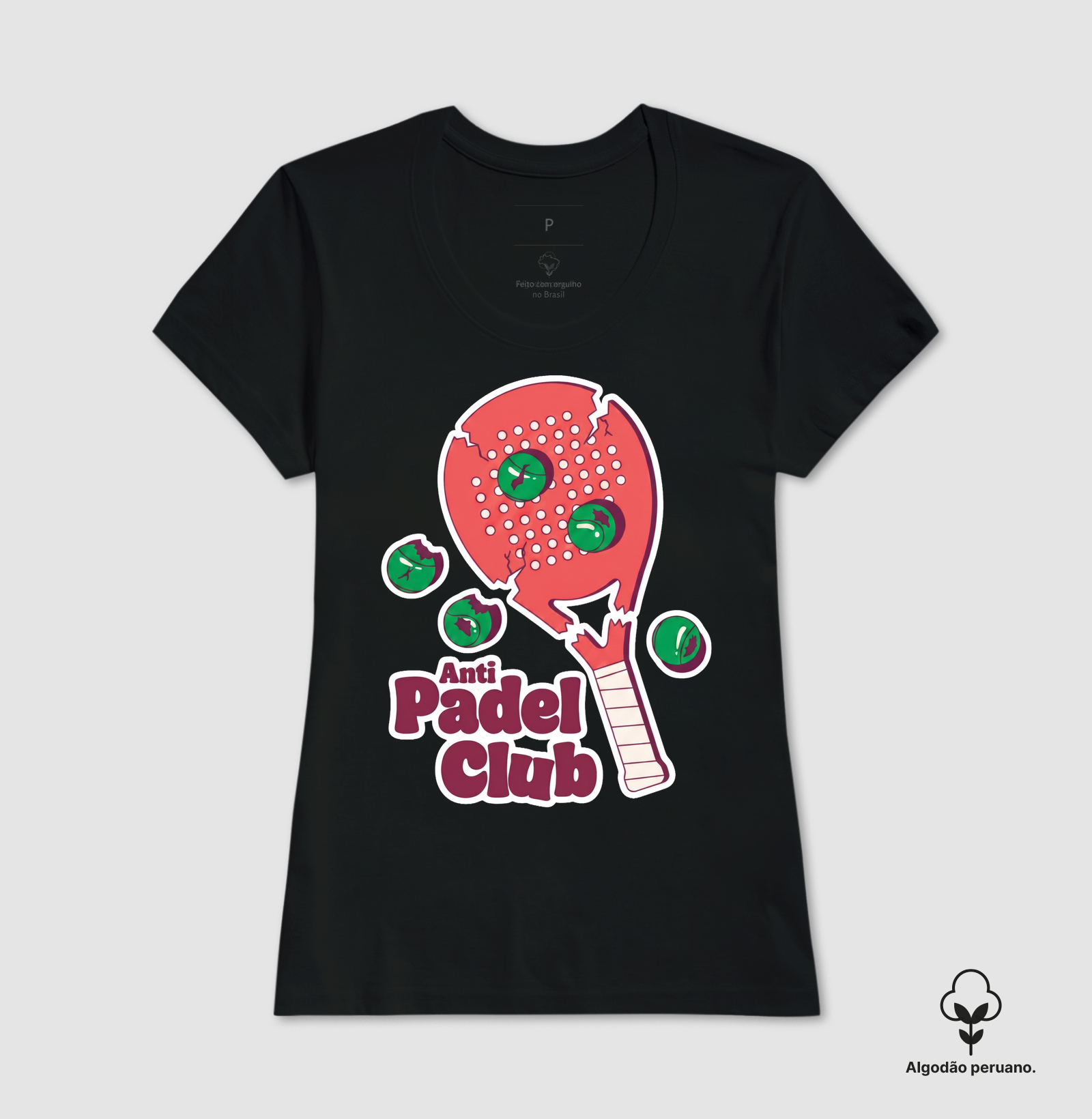 Camiseta Anti Padel Club Raquete Quebrada - Imagem 9