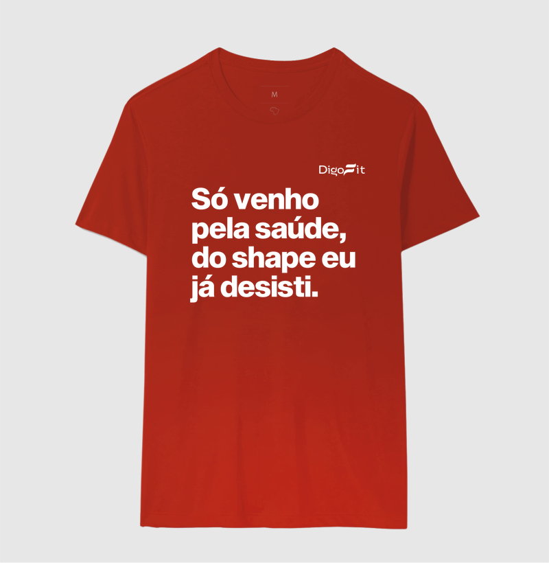 CAMISETA ACADEMIA SÓ VENHO PELA SAÚDE - Imagem 10