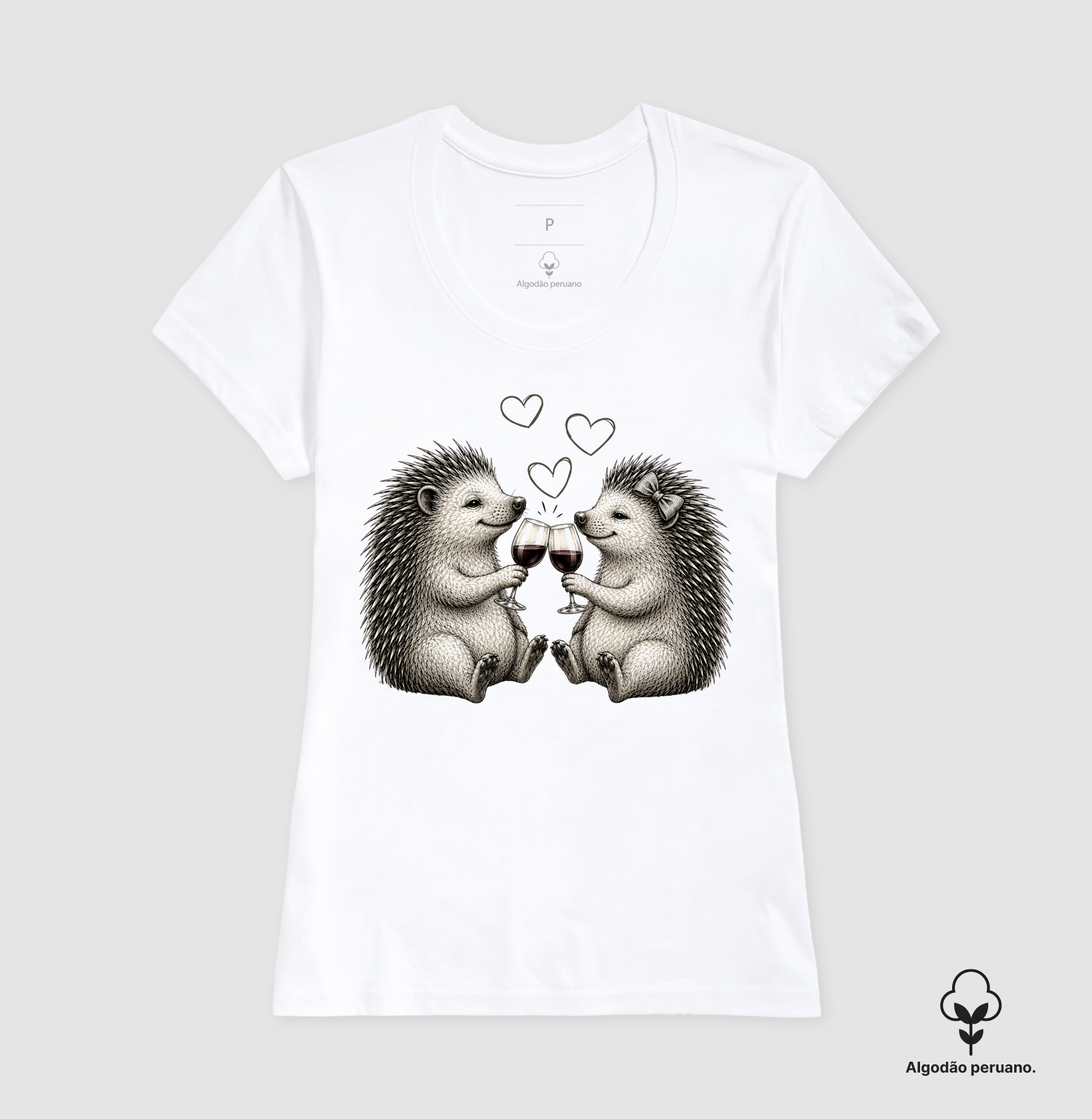 Camiseta Vinho - Brinde Porco Espinho - Imagem 5