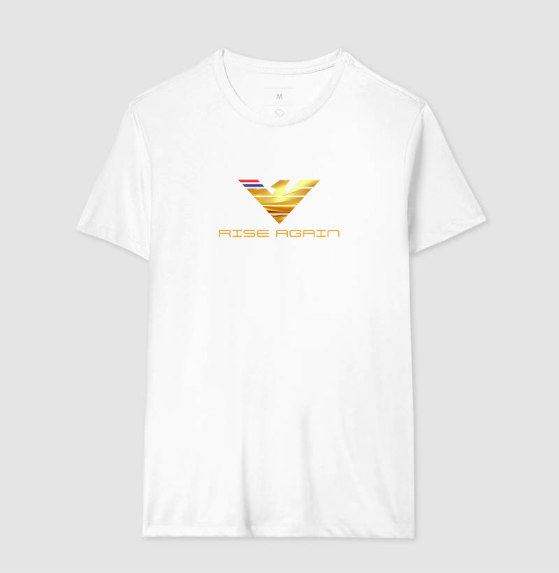 👑🦅 RISE AGAIN GOLD | A Grandeza de se Levantar Mais Forte  A estampa RISE AGAIN GOLD é uma verdadeira celebração da força, da superação e da mentalidade vencedora. Com uma imponente águia dourada no centro da composição, a arte simboliza liderança, liberdade e a capacidade de renascer diante dos desafios com ainda mais poder e determinação. - Imagem 4