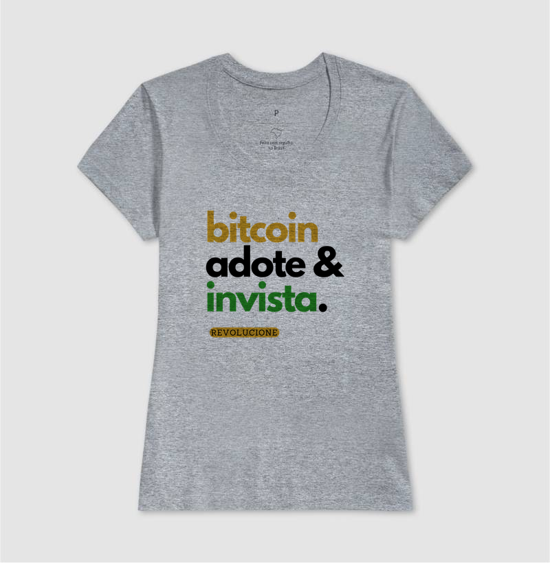 Camiseta Bitcoin Adote & Invista - Imagem 10