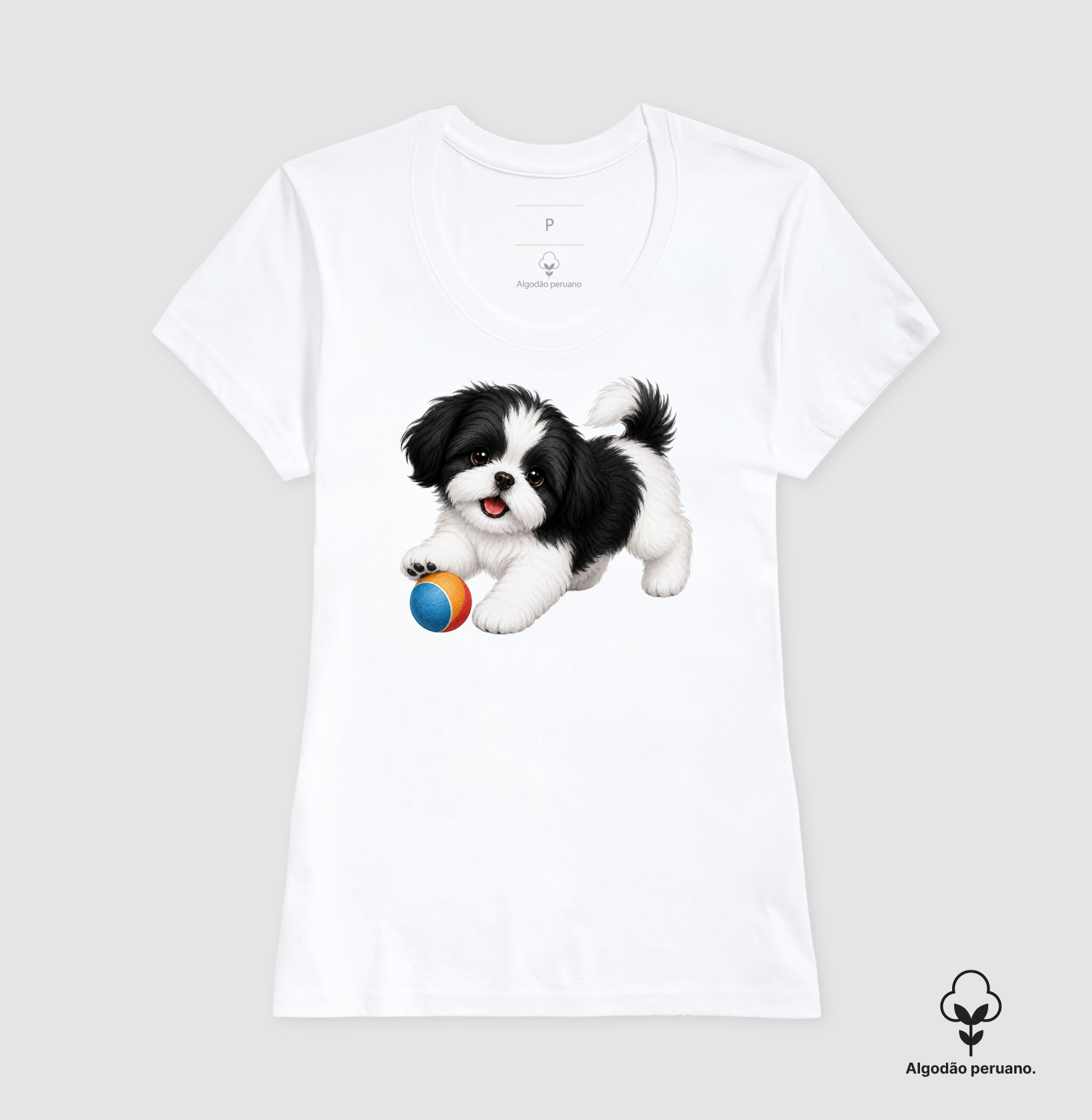 Shih Tzu Preto - Desenho Animado - Imagem 2