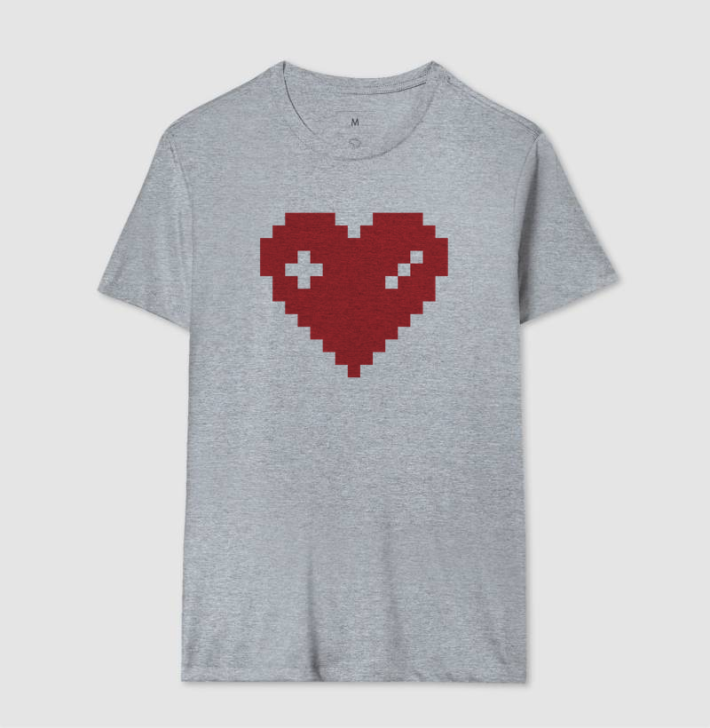 Camiseta Coração Gamer - Imagem 8