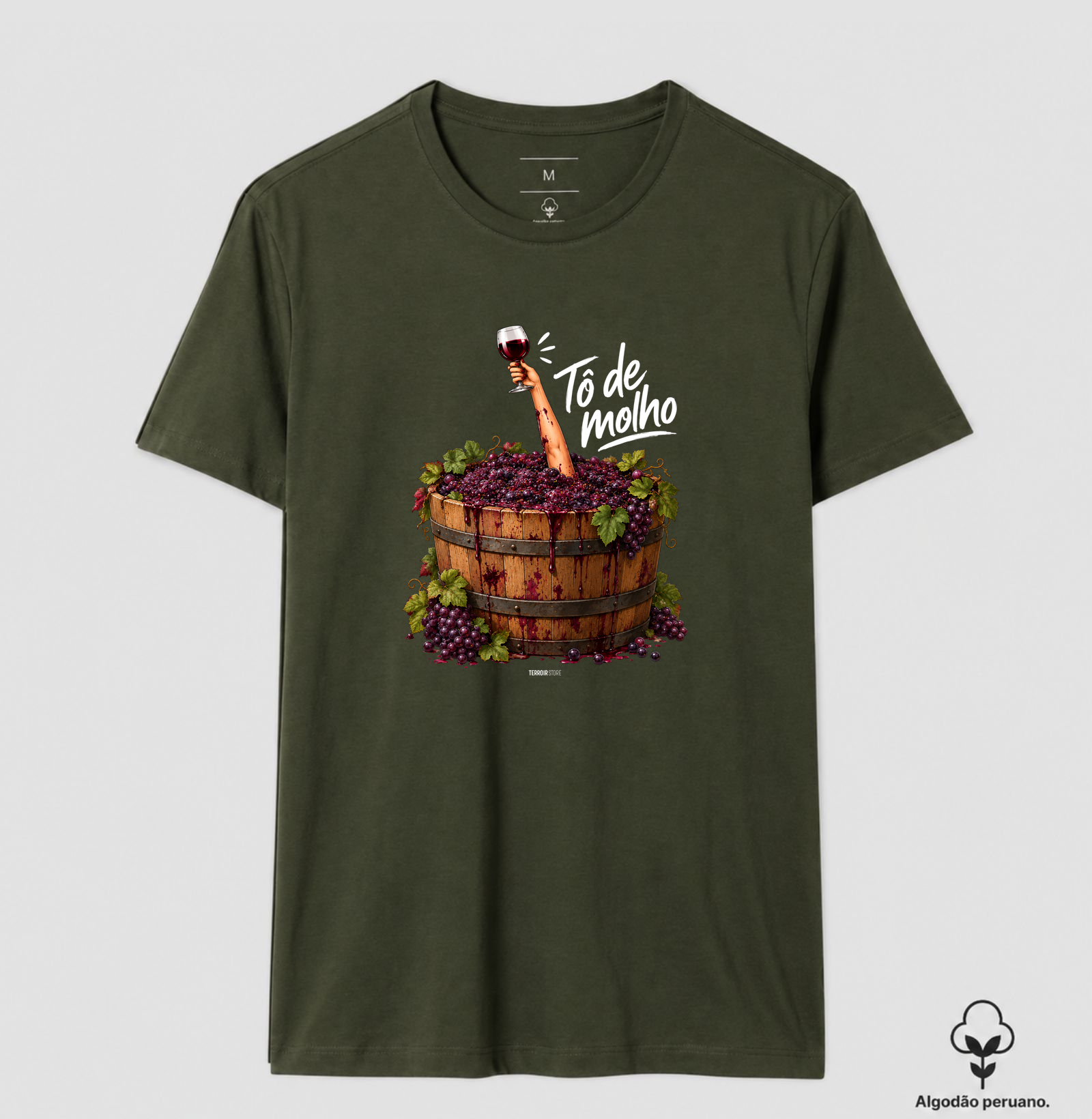 Camiseta Vinho - “Tô de Molho” – Humor & Wine Mood - Imagem 9