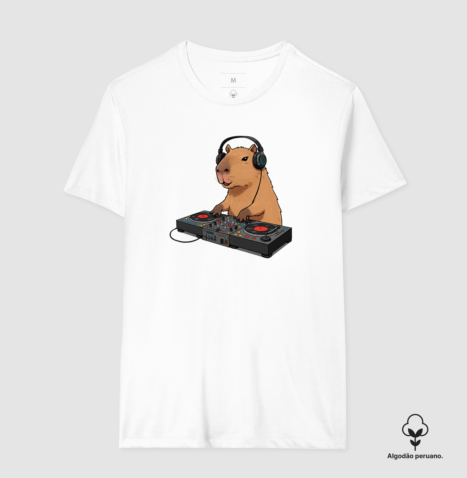 Camiseta Algodão Peruano DJ Capivibes - Imagem 3