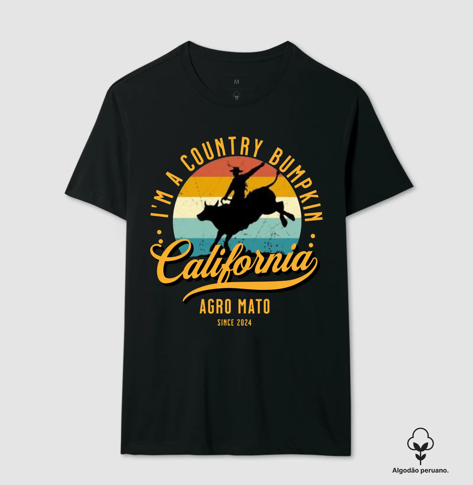 Camiseta Algodão Peruano Country California - Imagem 7