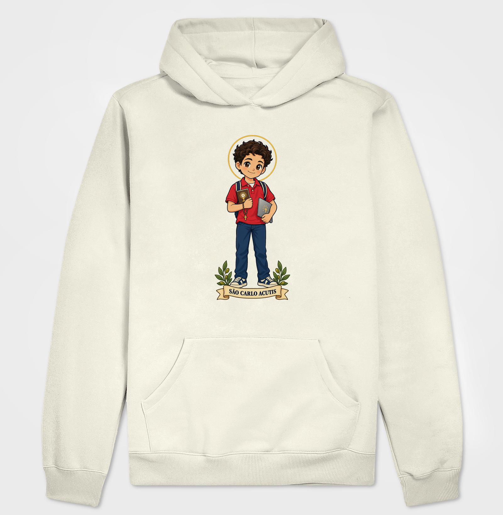 São Carlo Acutis - estilo chibi - Imagem 3