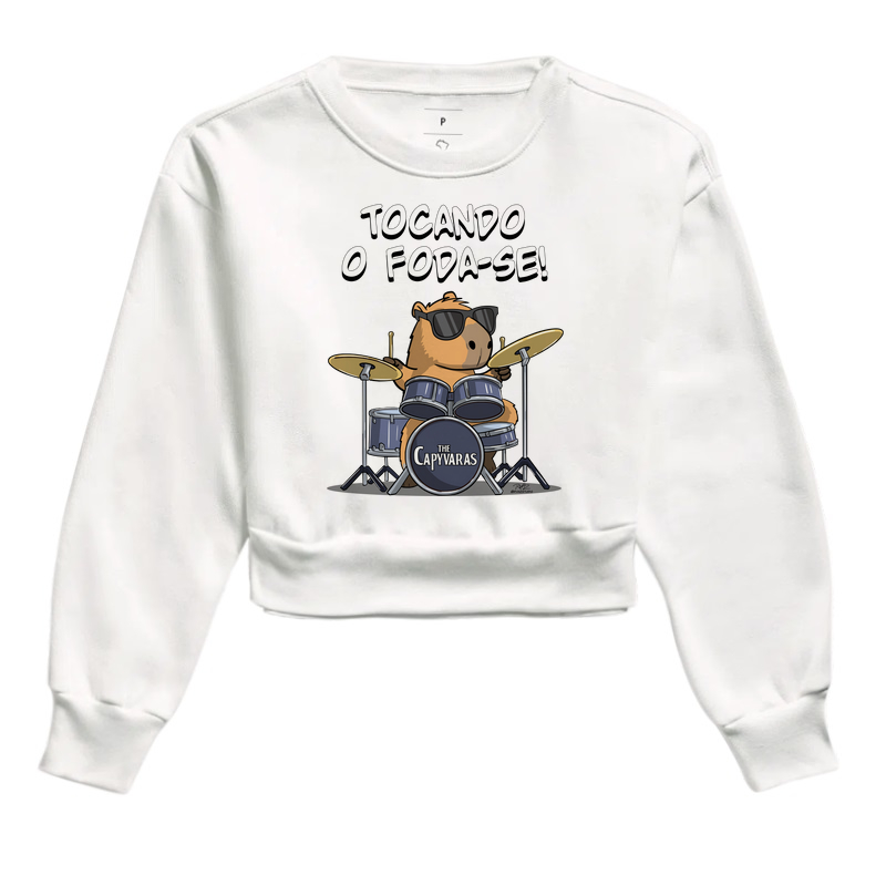 Camiseta Capivara Tocando o Foda-se - Imagem 3
