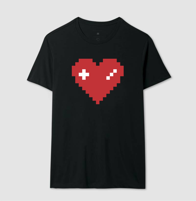 Camiseta Coração Gamer - Imagem 2