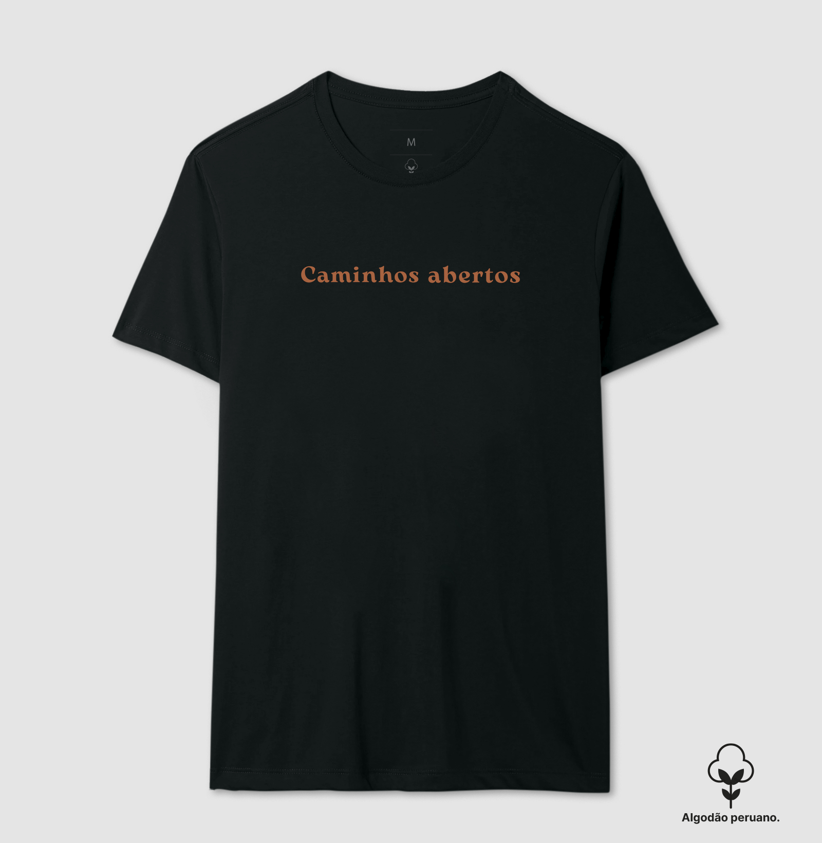 Camiseta 100% Algodão "Caminhos Abertos" – Estilo Minimalista com Significado - Imagem 2
