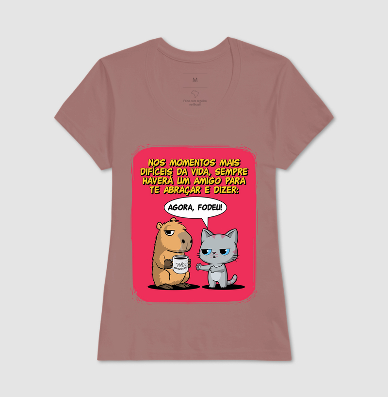 Camiseta Capivara e Gato Amigos - Imagem 17