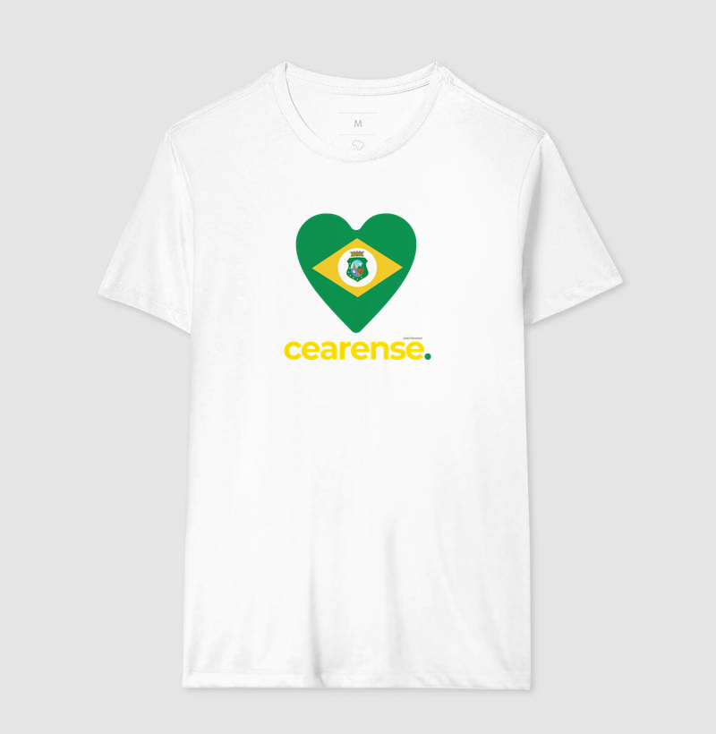 Camiseta Coração Cearense. | OxenteWear - Imagem 4