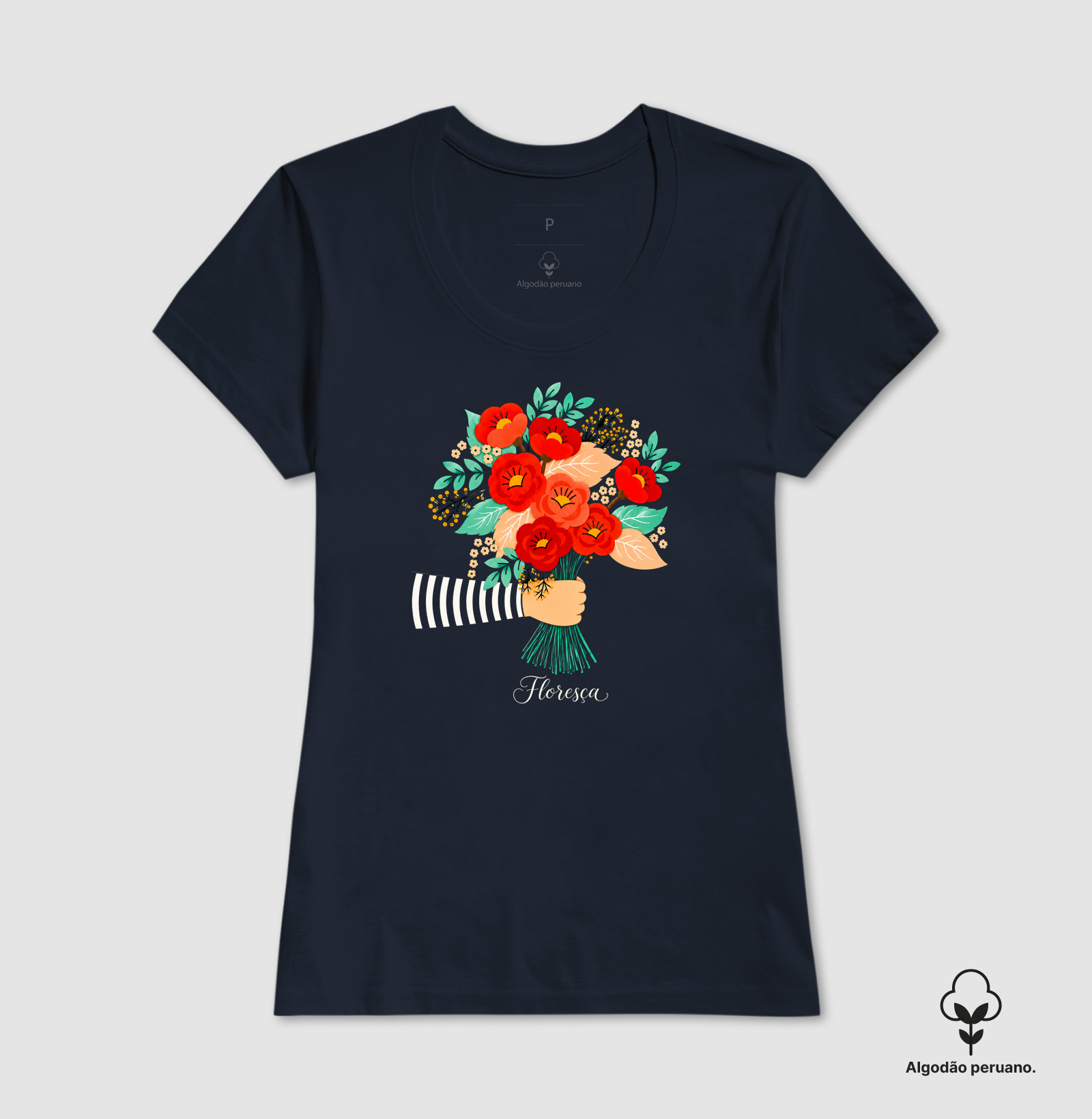 Camiseta Buquê de flores - Imagem 3
