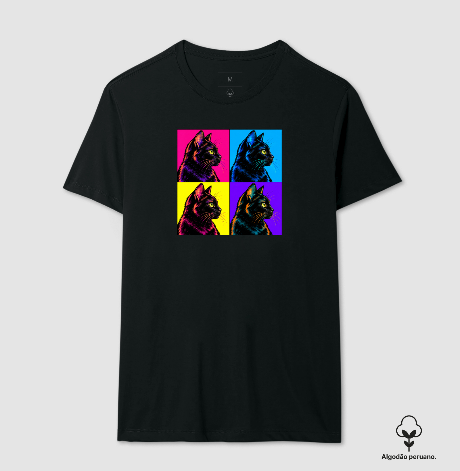Gato Preto Pop Art - Imagem 6